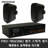 씨투바이코리아 PRO-90A50B2 매장업소 음악방송 USB앰프스피커