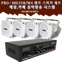 씨투바이코리아 PRO-30U35B/W4 매장 카페 음악방송시스템