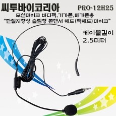 씨투바이코리아 PRO-12H25 무선용 헤드마이크