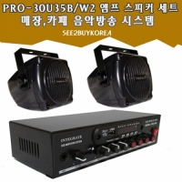 씨투바이코리아 PRO-30U35B/W2 매장 카페 음악방송시스템